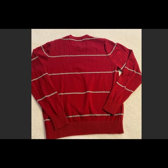 TOMMY HILFIGER men red strip sweater/size XS - Picture 5 of 5